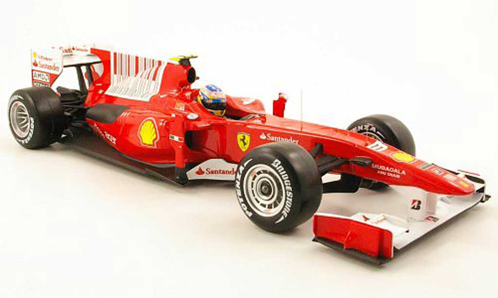 Ferrari F1 F2010 1/18 Hot Wheels F2010 f10 no.8 santander gp bahrain 2010 diecast model cars