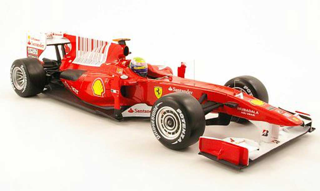 Ferrari F1 F2010 1/18 Hot Wheels F2010 f10 no.7 santander gp bahrain 2010 diecast model cars