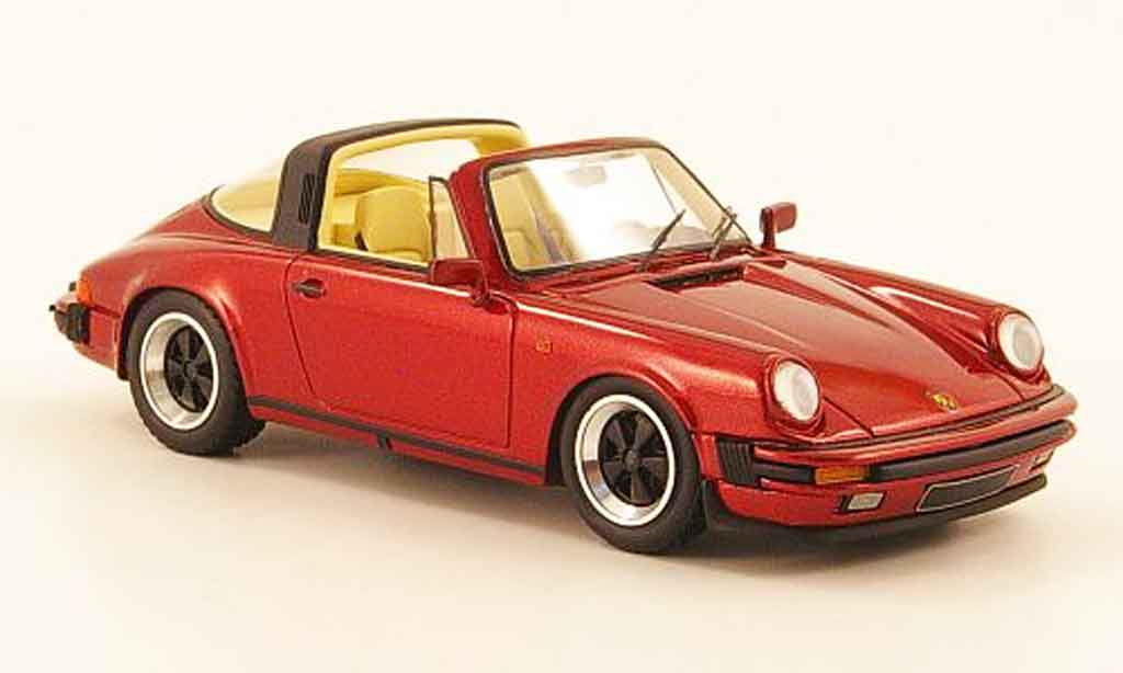 Porsche 911 Targa 1/43 Look Smart Targa Carrera 3.2 Targa red diecast model cars