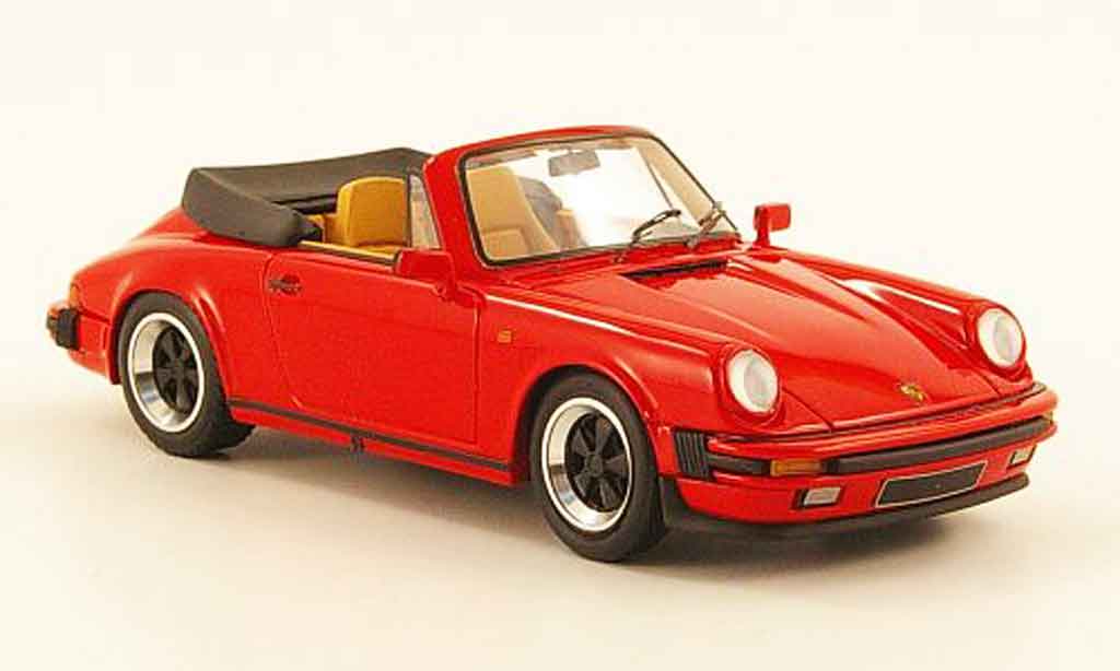 Porsche 911 1/43 Look Smart Carrera 3.2 Convertible red offen diecast model cars