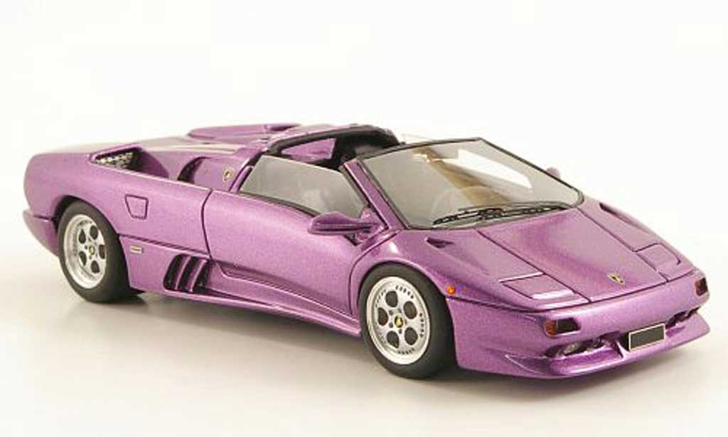 Lamborghini Diablo VT 1/43 Look Smart VT Roadster lila diecast model cars