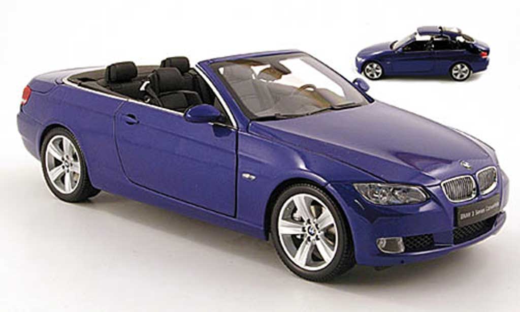 Bmw 335 1/18 Kyosho i cabriolet (e93) blue diecast model cars
