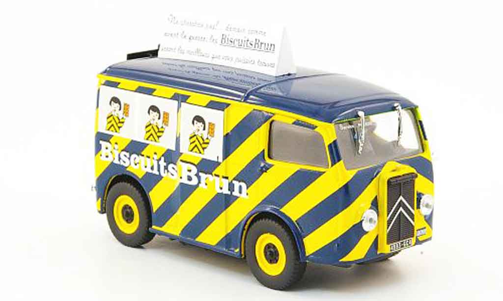 Citroen TUB 1/43 IXO biscuits brun diecast model cars