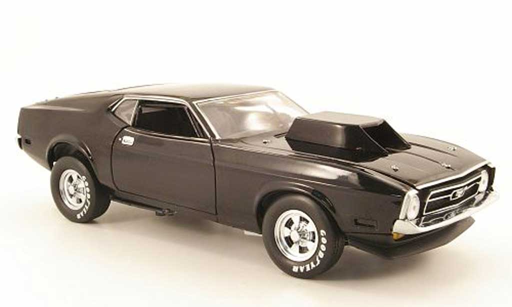 Ford Mustang 1971 1/18 Sun Star 1971 pro stock drag car black diecast model cars