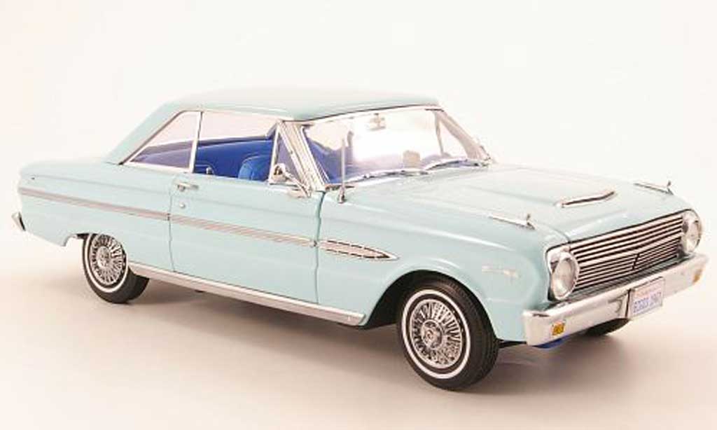 Ford Falcon coupe 1/18 Sun Star coupe hard top blue clair 1963 diecast model cars