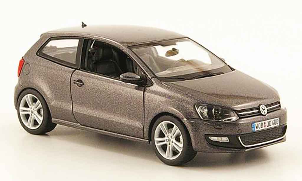 Volkswagen Polo 2009 1/43 Schuco 2009 grey diecast model cars