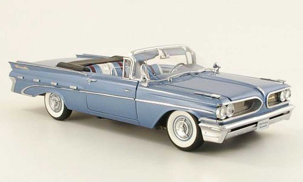 Pontiac Bonneville 1/18 Sun Star convertible blue 1959 diecast model cars