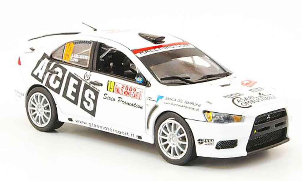 Mitsubishi Lancer Evolution X 1/43 Vitesse Evolution X No.19 Rally Monte Carlo 2009 diecast model cars