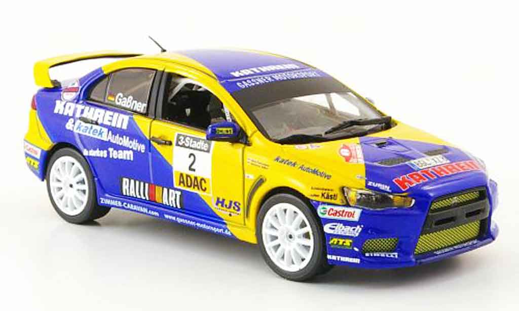 Mitsubishi Lancer Evolution X 1/43 Vitesse Evolution X No.2 Kathrein Sieger ADAC Rally 2009 diecast model cars