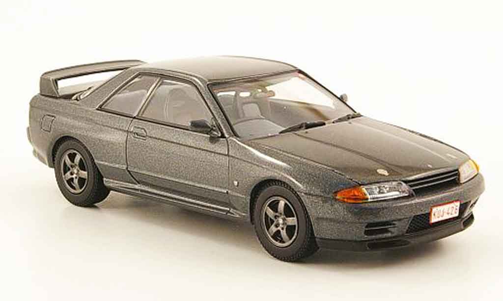 Nissan Skyline R32 1/43 Kyosho R32 GT R grey diecast model cars