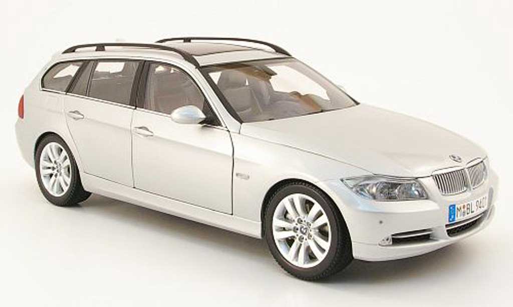 Bmw 330 E91 1/18 Kyosho E91 touring grey 2006 diecast model cars