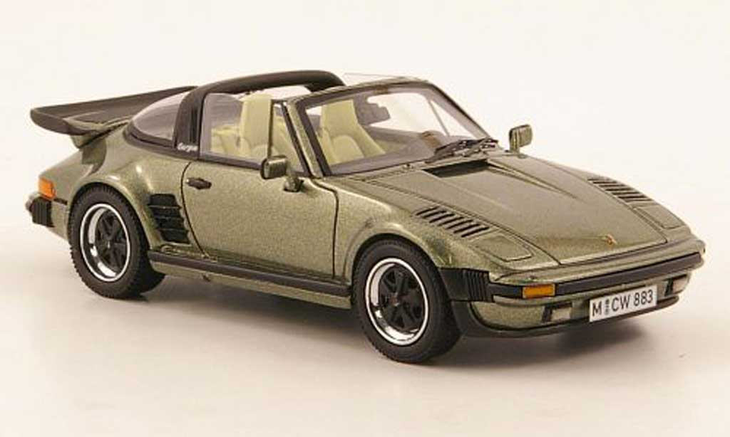 Porsche 930 Turbo 1/43 Neo Turbo SE Targa Flatnose grun lim. Aufl. 300 1987 diecast model cars
