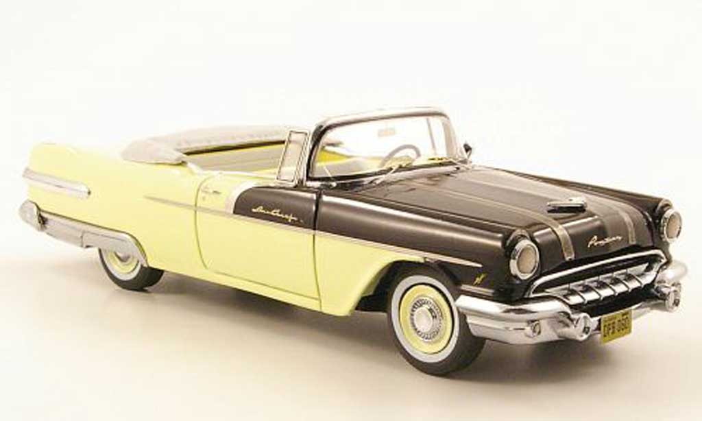 Pontiac Star Chief 1/43 Neo Convertible Jaune creme/black 1956 diecast model cars