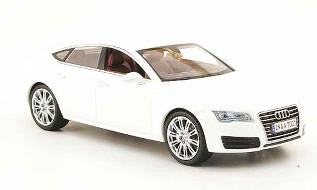 Audi A7 1/43 Kyosho Sportback white 2010 diecast model cars