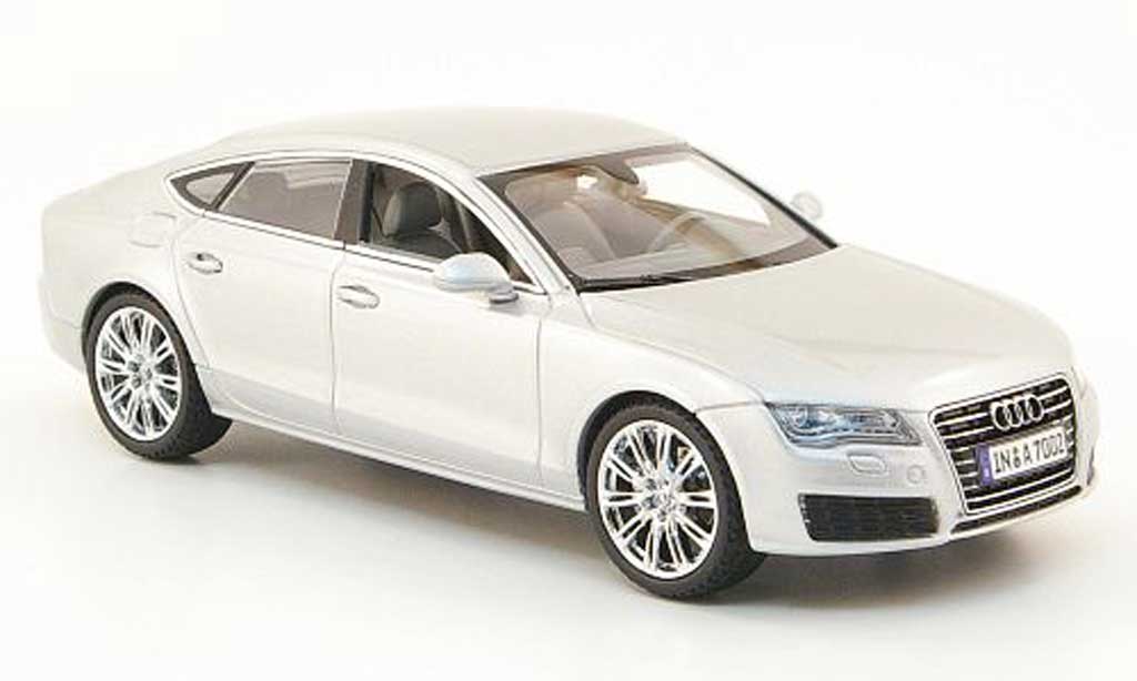 Audi A7 1/43 Kyosho Sportback grey 2010 diecast model cars