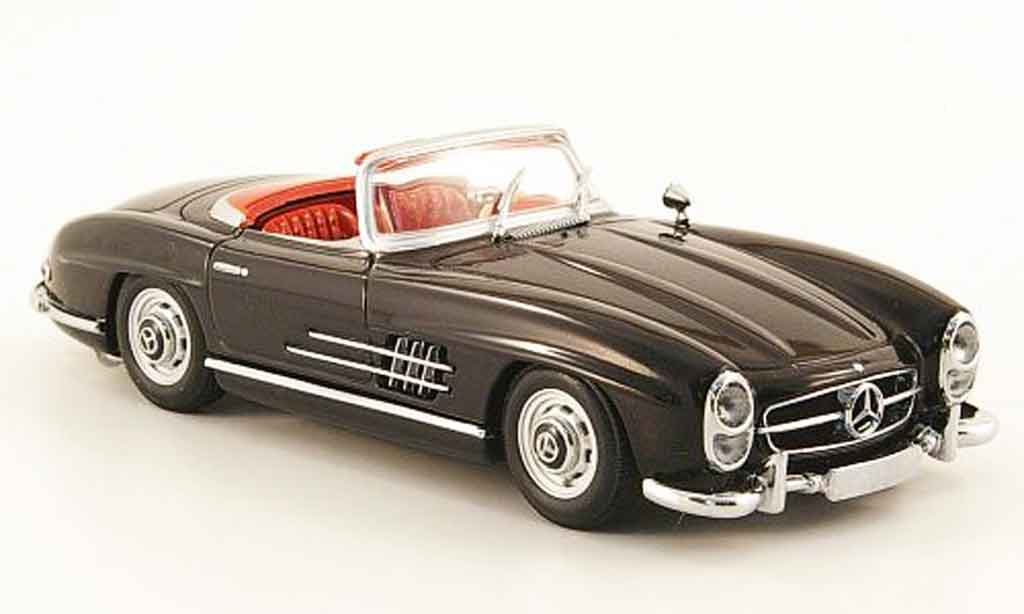 Mercedes 300 SL 1/43 Minichamps SL Roadster black 1957 diecast model cars