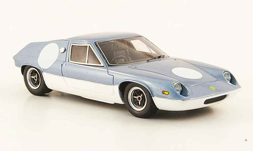 Lotus 47 1/43 Ebbro gt grey metallisee blue white diecast model cars