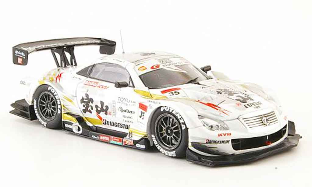 Lexus SC 430 1/43 Ebbro 430 No.35 Houzan Super GT 500 2008 diecast model cars