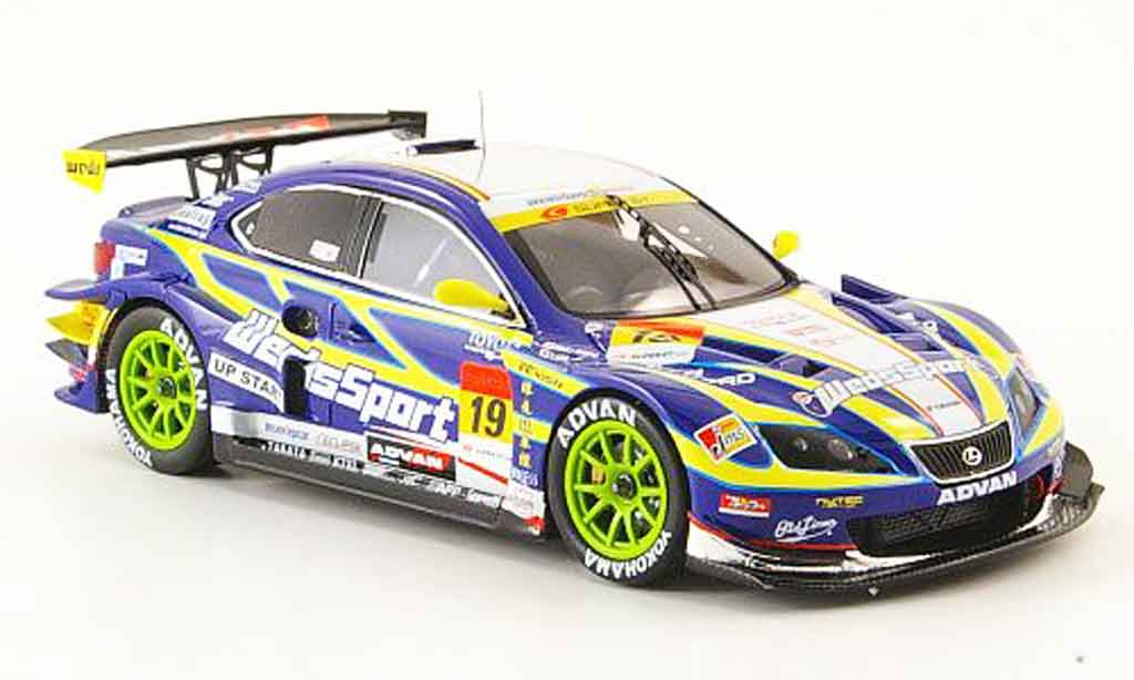 Lexus IS 350 1/43 Ebbro 350 No.19 WedsSport Super GT 300 2008 diecast model cars