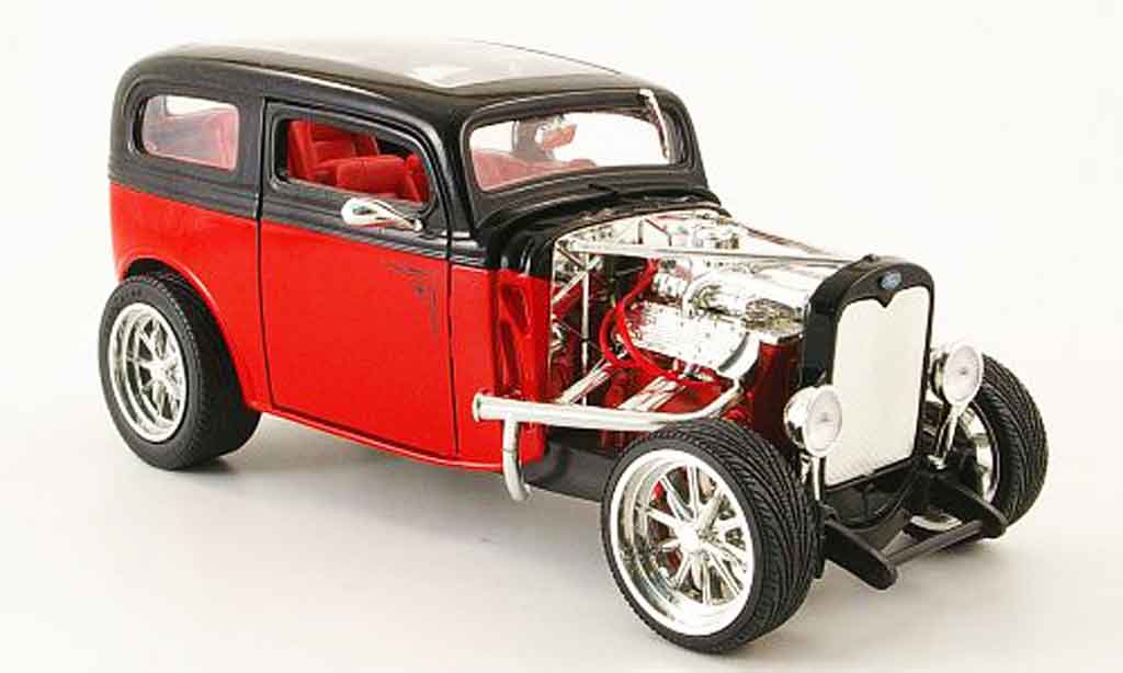 Ford Model A 1/18 Yat Ming custom red/black 1931 diecast model cars
