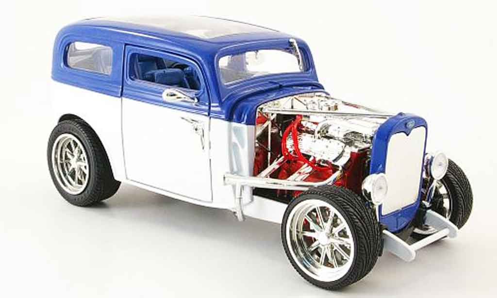 Ford Model A 1/18 Yat Ming custom white/blue 1931 diecast model cars