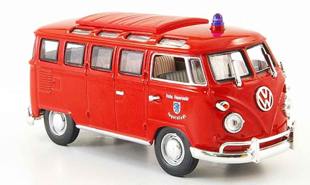 Volkswagen Combi 1/43 Yat Ming t1 samba freiwillige pompier ingolstadt diecast model cars