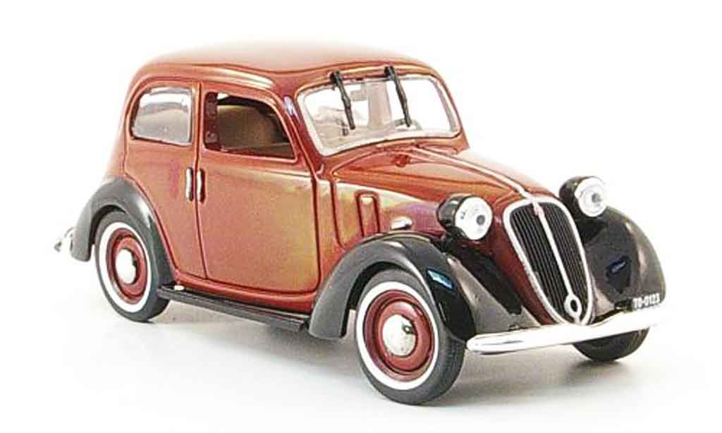 Fiat 1100 1937 1/43 Norev 1937 Nuova Balilla red black diecast model cars