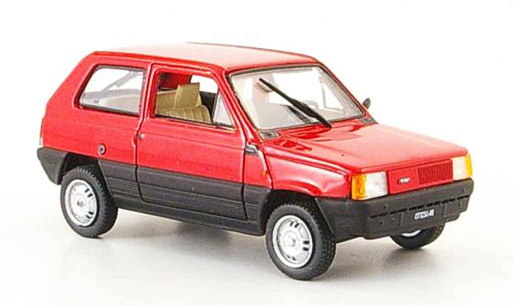 Fiat Panda 1/43 Norev red 1980 diecast model cars