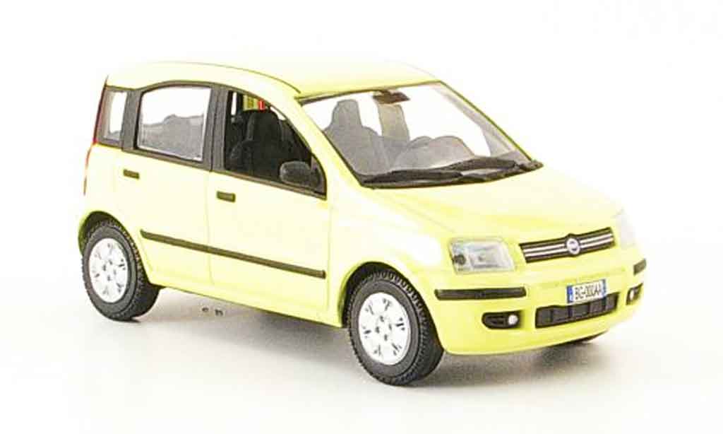 Fiat Panda 1/43 Norev Nuova yellow 2003 diecast model cars