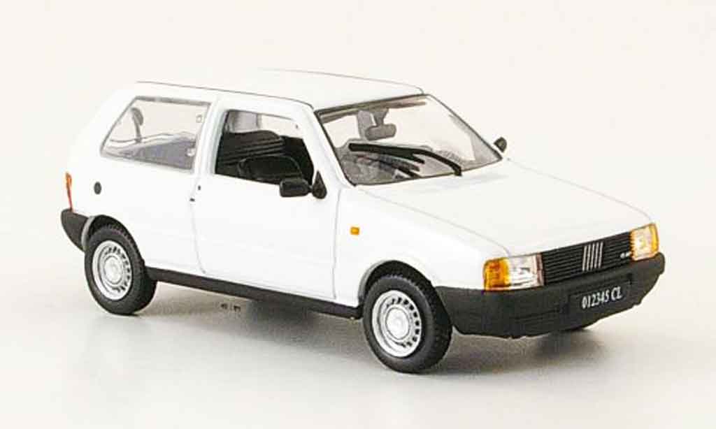 Fiat Uno 1/43 Norev white 1983 diecast model cars