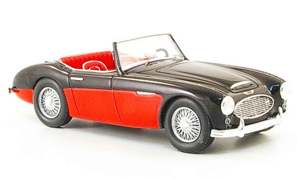Austin Healey 100 1/43 Spark /6 black red 1957 diecast model cars