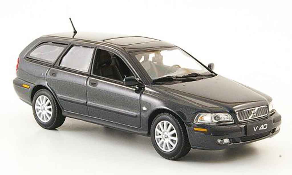 Volvo V40 1/43 Minichamps anthrazit 2000 diecast model cars