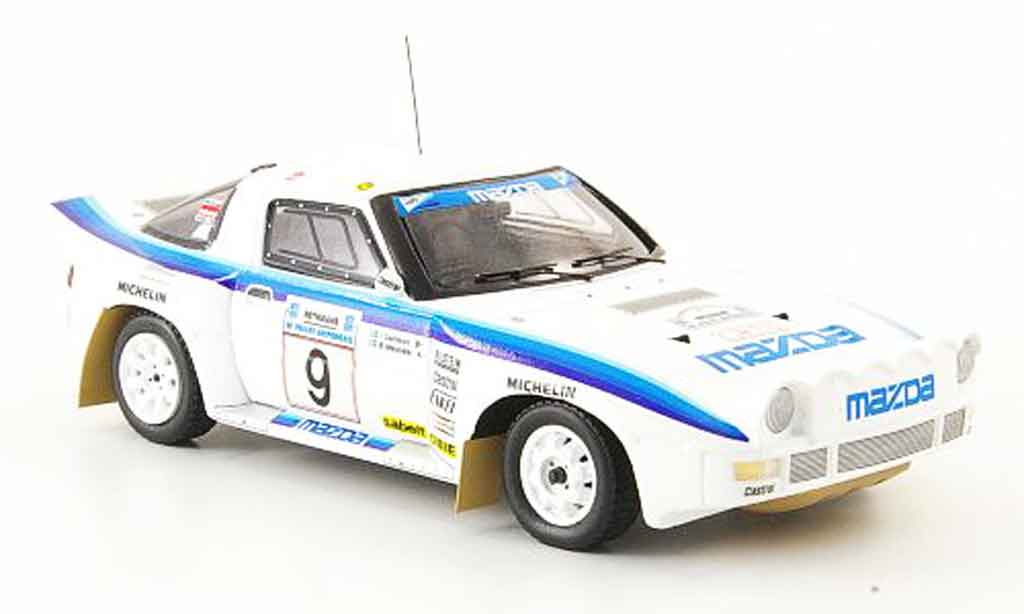 Mazda RX7 1985 1/43 Bizarre 1985 No.9 Carlsson Melander Rally Griechenland 1985 diecast model cars