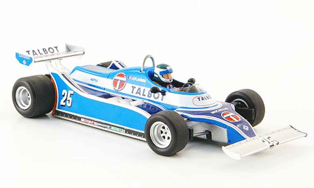 Talbot F1 1/43 Spark Ligier JS17 No.25 J. P.Jarier GP Long Beach 1981 diecast model cars