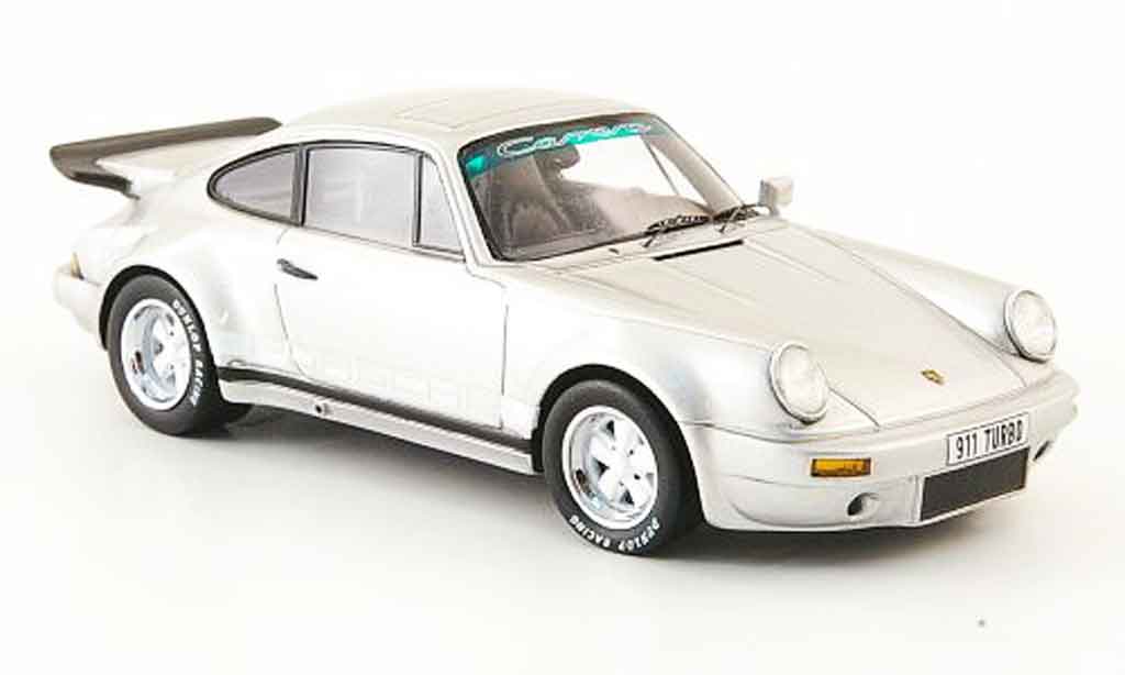 Porsche 930 Turbo 1/43 Spark Turbo Carrera Turbo grey metallisee avec whiteen Streifen 1974 diecast model cars
