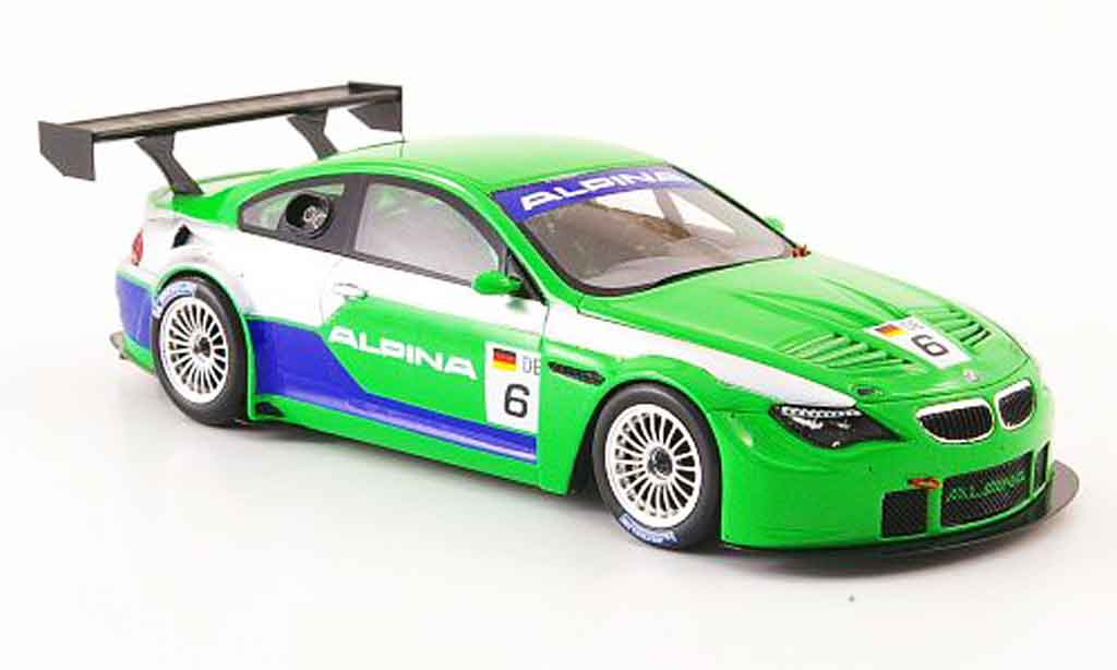 Bmw M6 E63 1/43 Spark E63 Alpina B6 GT3 Prasentation 2008 diecast model cars