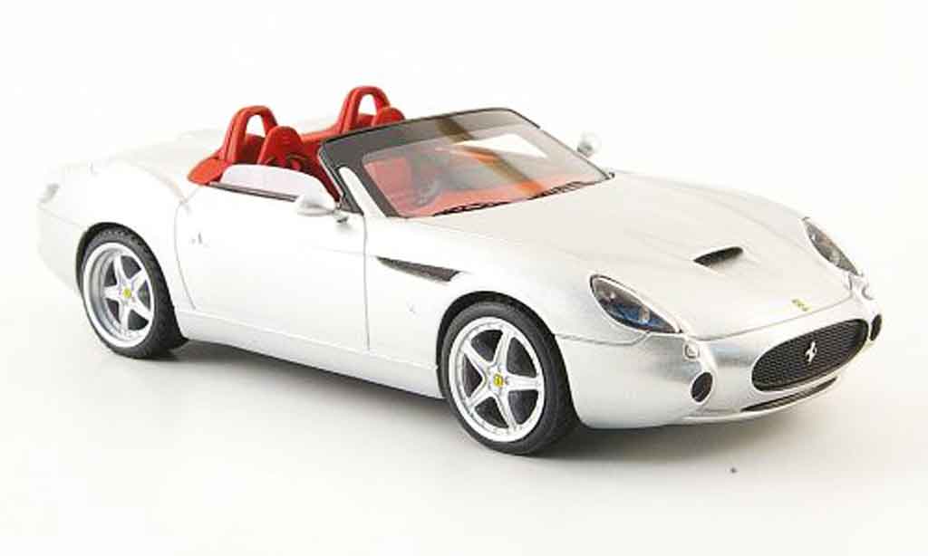 Ferrari 575 GTZ 1/43 Look Smart GTZ barchetta grey metallisee diecast model cars