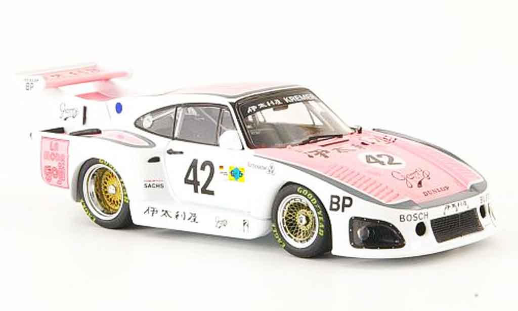 Porsche 935 1980 1/43 Ebbro 1980 Italya K3 No.42 24h Le Mans diecast model cars