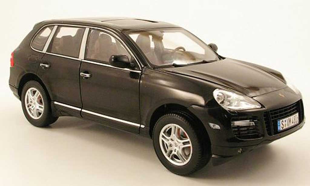 Porsche Cayenne Turbo 1/18 Norev Turbo i black 2007-2010 diecast model cars