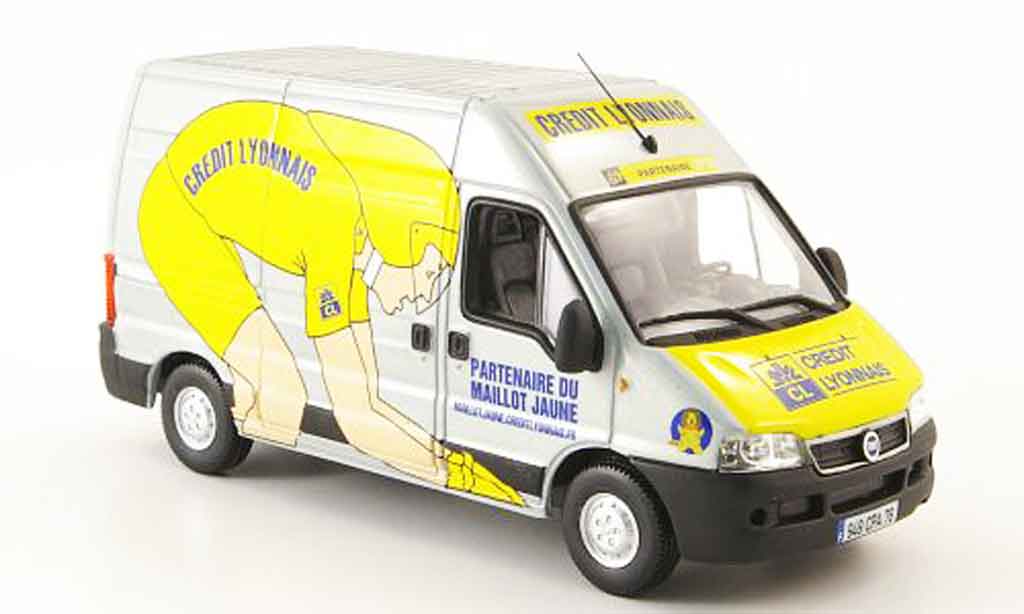 Fiat Ducato 1/43 Norev Credit Lyonnais Tour de France diecast model cars