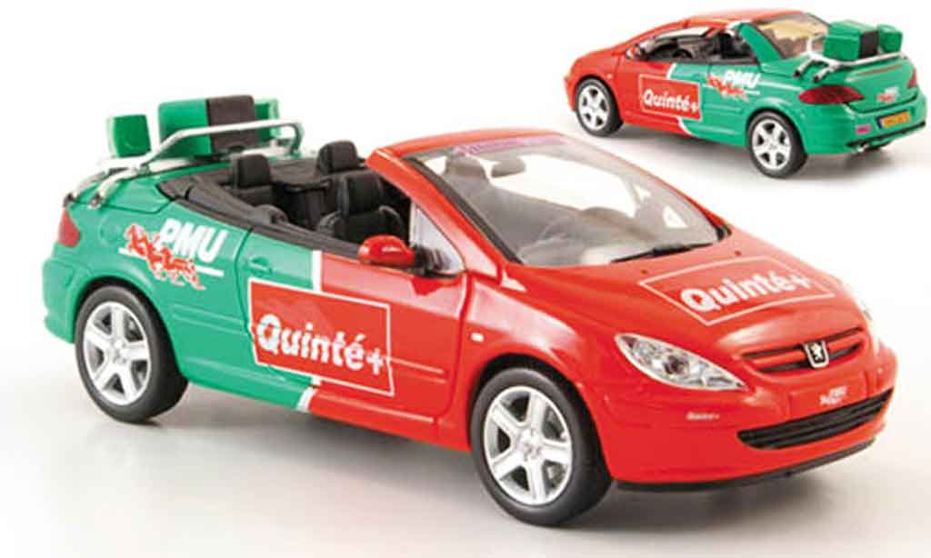 Peugeot 307 CC 1/43 Norev CC pmu quinte tour de france 2004 diecast model cars