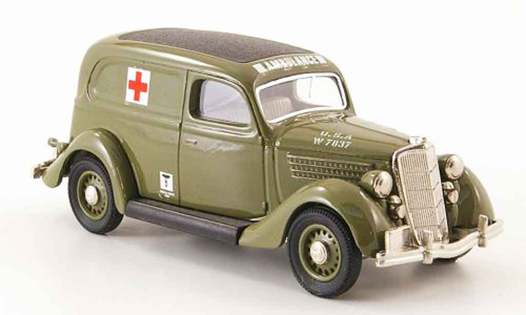 Ford 35 Type 1/43 Rextoys 48 US Medical Corps Ambulance 1935 diecast model cars