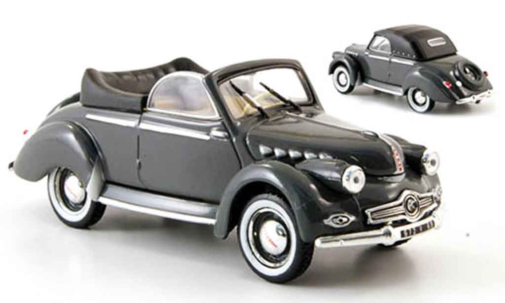 Panhard Dyna X 1951 1/43 Norev X 1951 Convertible grey diecast model cars