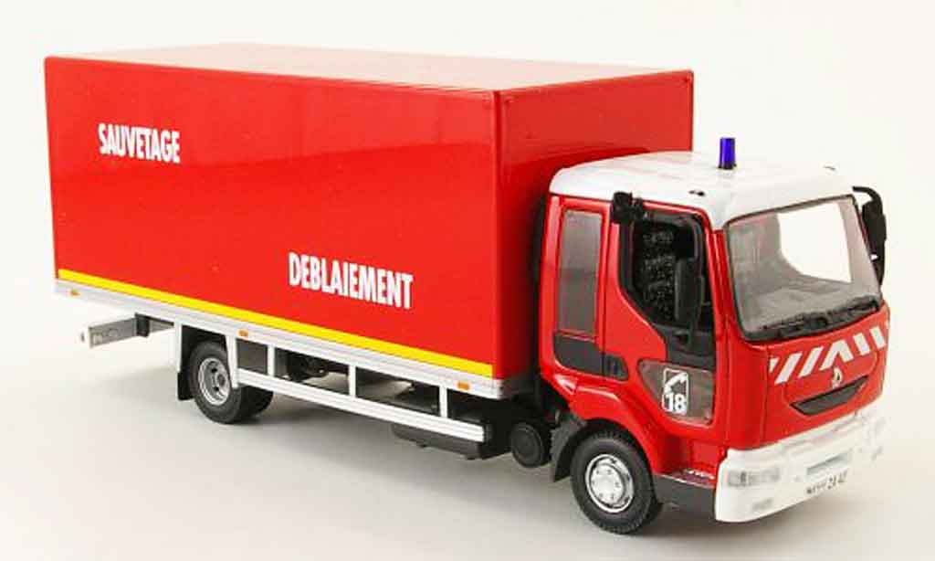 Renault Midlum 1/43 Norev pompiers sauvetage deblaiment pompier diecast model cars