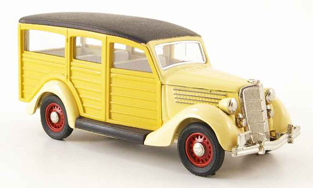Ford 35 Type 1/43 Rextoys Station Wagon Woody beige 1935 diecast model cars