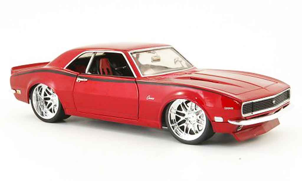 Chevrolet Camaro Z28 1/18 Hot Wheels Z28 red tunigversion 1968 diecast model cars