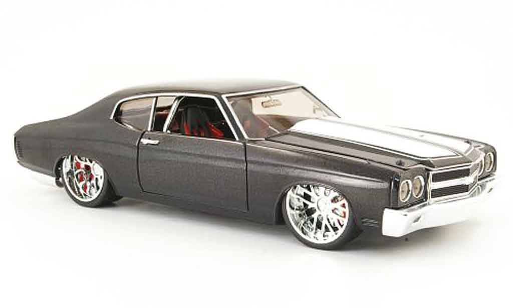 Chevrolet Chevelle 1970 1/18 Hot Wheels 1970 black tuning version diecast model cars