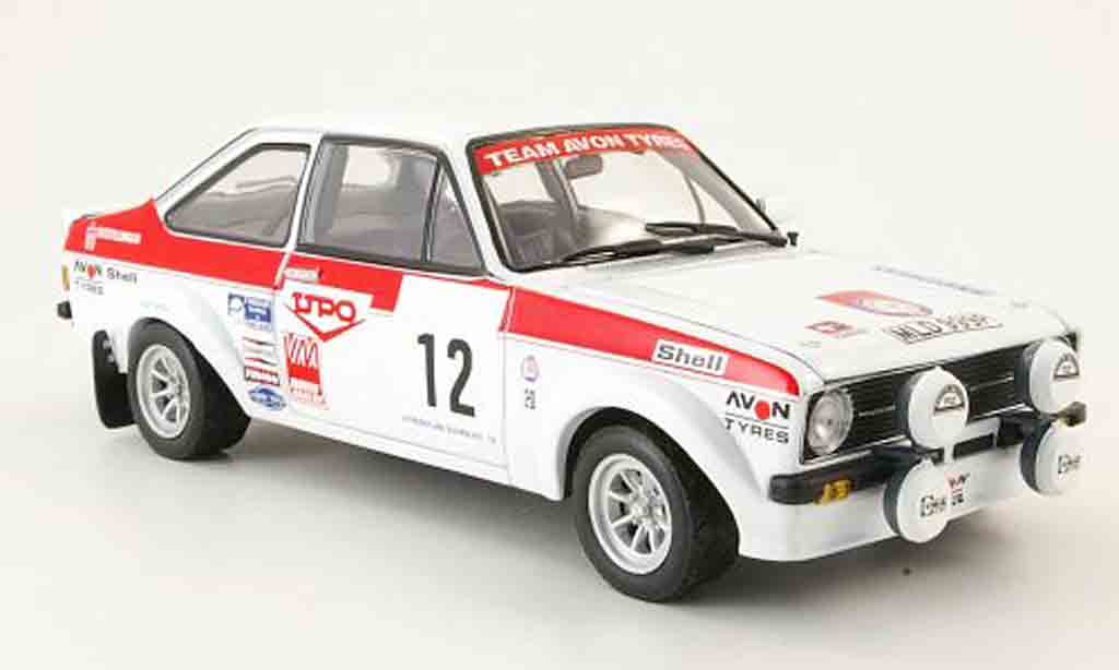 Ford Escort MK2 1/18 Sun Star MK2 no.12 upo 1000 lakes rallye 1976 diecast model cars