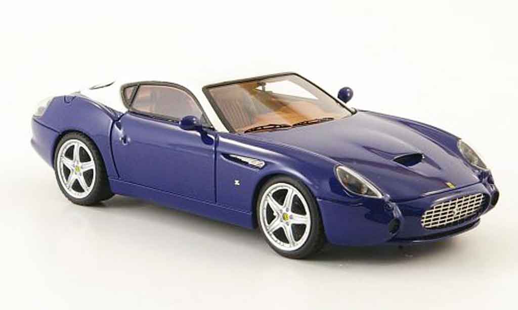 Ferrari 575 GTZ 1/43 Look Smart GTZ zagato blue white diecast model cars