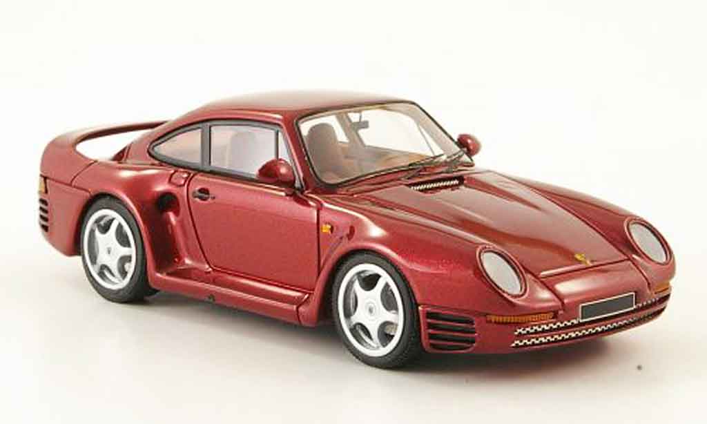 Porsche 959 1984 1/43 Look Smart 1984 red diecast model cars